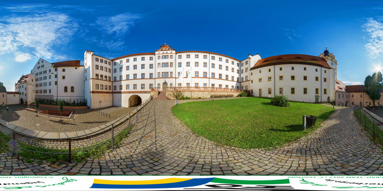 Innenhof Jugendherberge DJH Jugendherberge Schloss Colditz